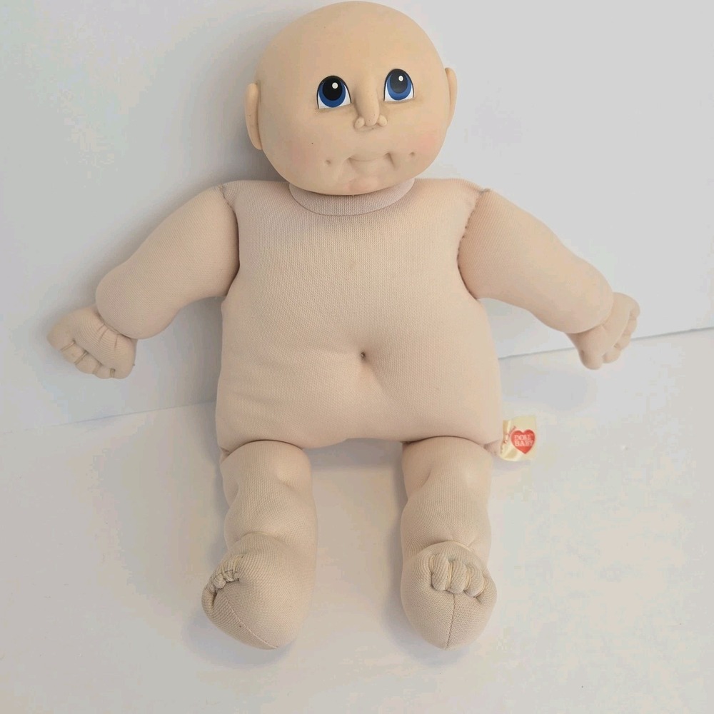 The Original Doll Baby Vtg 1984 Martha Nelson M.N. Thomas Boy Blue‎ Eyes Bald